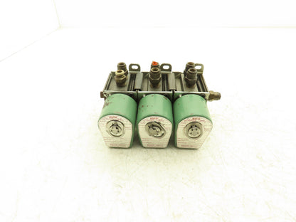 ASCO X8340A3 Solenoid Valve 120Vac 60Hz 150psi 10.5W 1/4" Pipe Lot of 3