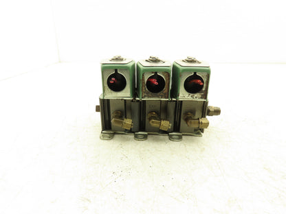 ASCO X8340A3 Solenoid Valve 120Vac 60Hz 150psi 10.5W 1/4" Pipe Lot of 3