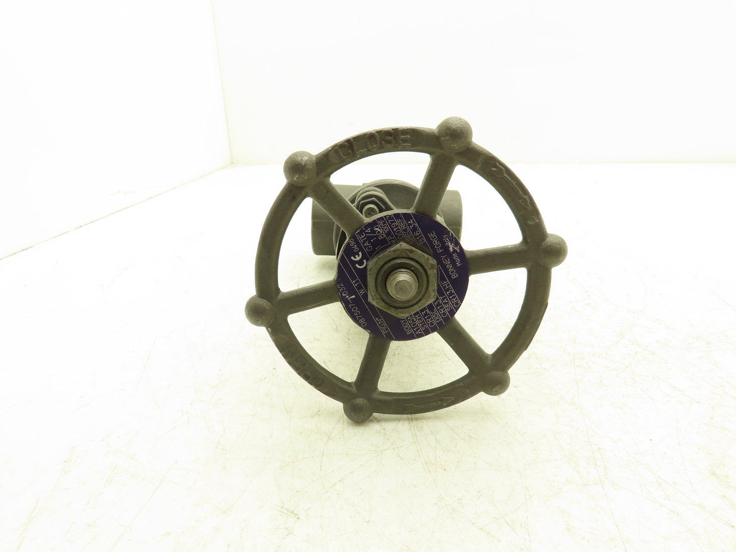 Bonney Forge A105N Gate Valve 1-1/4" NPT Forged Steel Rising Stem