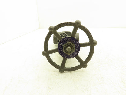 Bonney Forge A105N Gate Valve 1-1/4" NPT Forged Steel Rising Stem