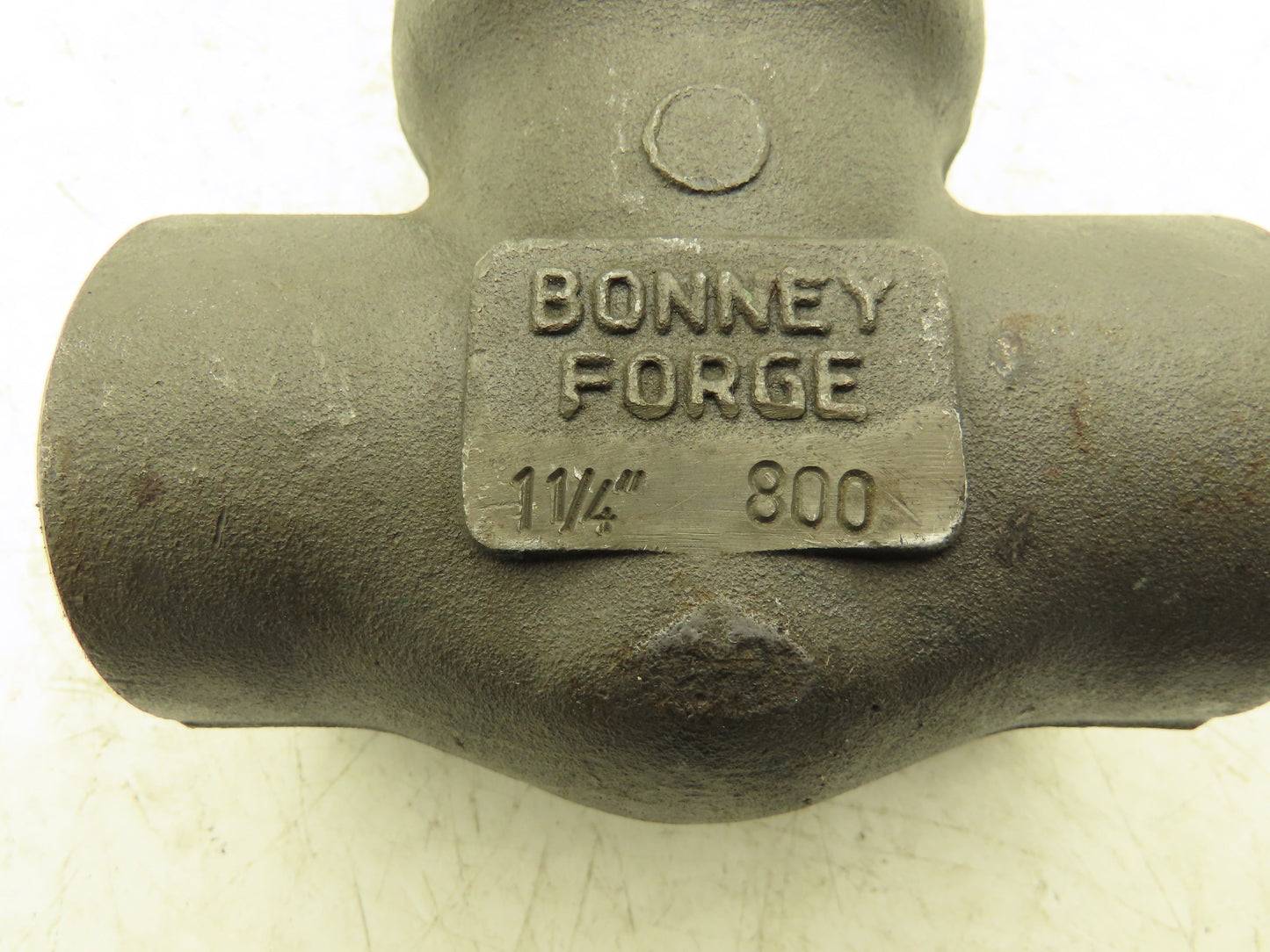 Bonney Forge A105N Gate Valve 1-1/4" NPT Forged Steel Rising Stem