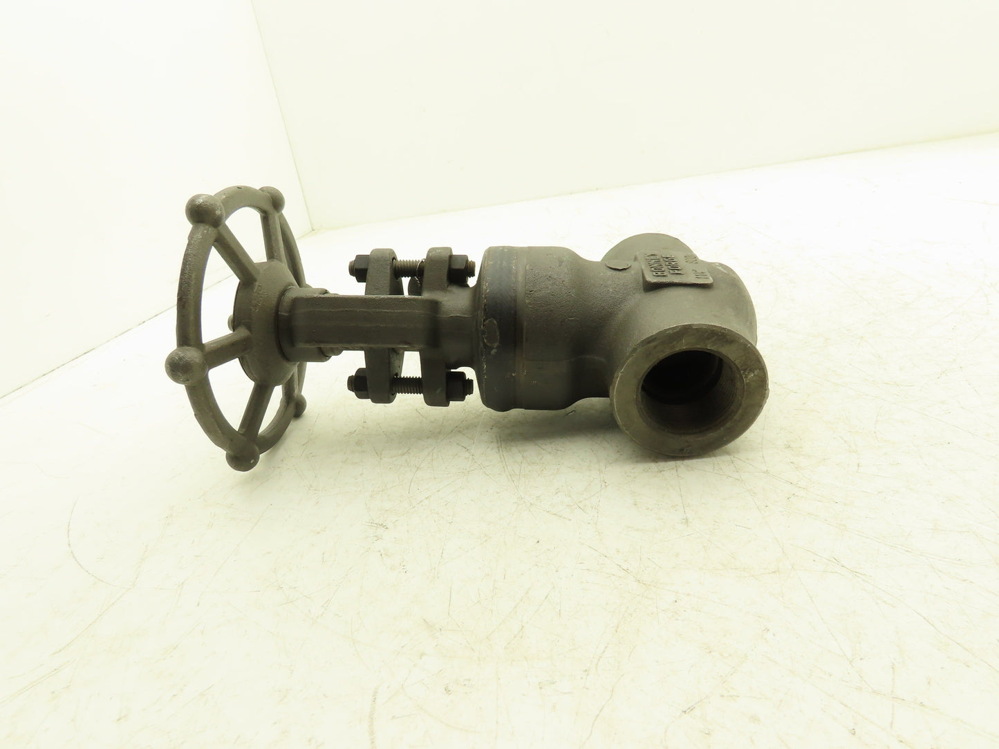 Bonney Forge A105N Gate Valve 1-1/4" NPT Forged Steel Rising Stem
