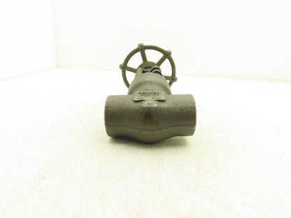 Bonney Forge A105N Gate Valve 1-1/4" NPT Forged Steel Rising Stem