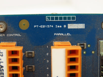 NNN PT-E01574 Printed Circuit Board Laser Control Monitor Parallel Real Time