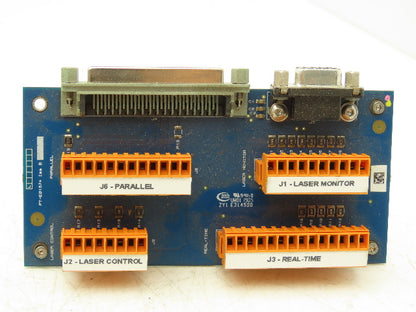 NNN PT-E01574 Printed Circuit Board Laser Control Monitor Parallel Real Time