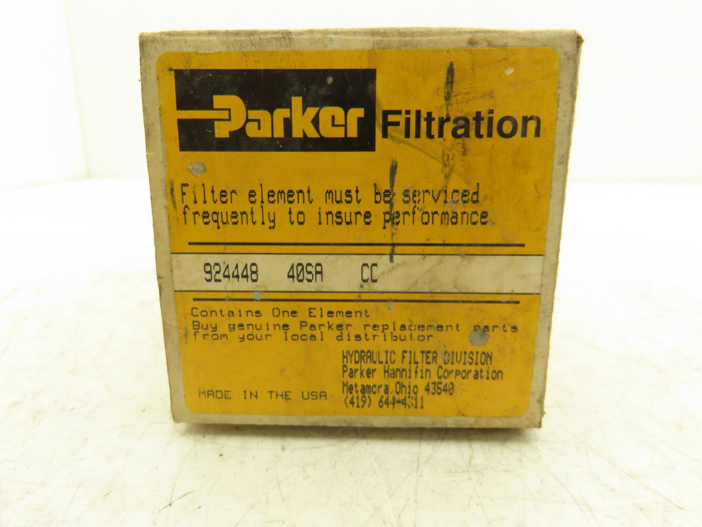 Parker 924448 Hydraulic Filter Cartridge Replacement Element