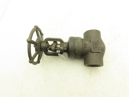 Bonney Forge A105N Gate Valve 1-1/2" NPT Forged Steel Rising Stem