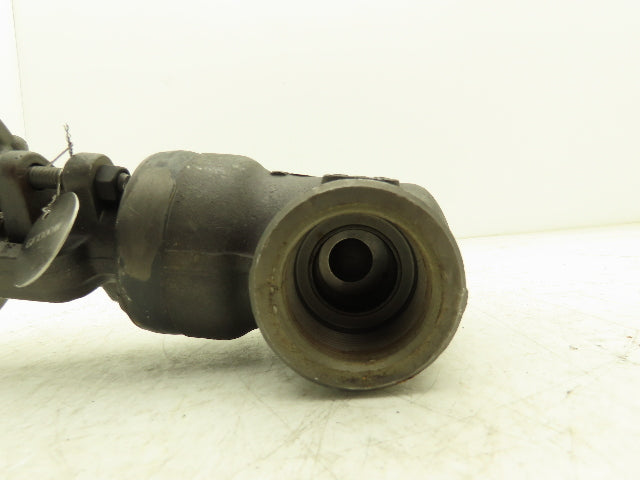 Bonney Forge A105N Gate Valve 1-1/2" NPT Forged Steel Rising Stem