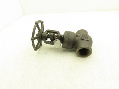 Bonney Forge A105N Gate Valve 1-1/2" NPT Forged Steel Rising Stem