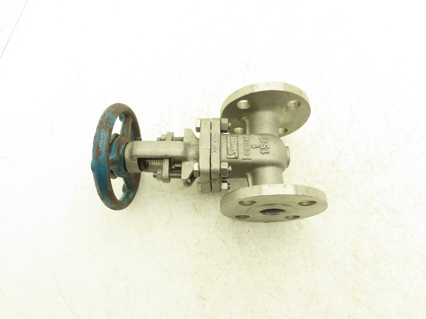 Sharpe 35116 1" Gate Valve ANSI Class 150 275psi @ 100° F CF8M SS Rising Stem