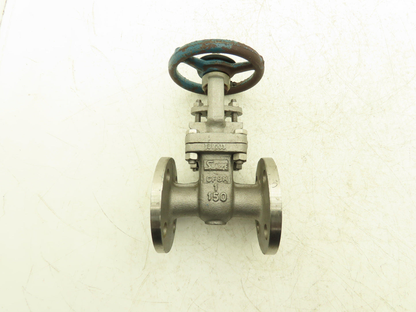 Sharpe 35116 1" Gate Valve ANSI Class 150 275psi @ 100° F CF8M SS Rising Stem