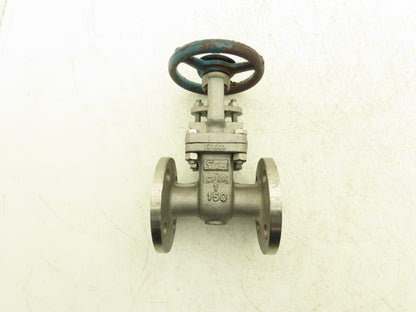 Sharpe 35116 1" Gate Valve ANSI Class 150 275psi @ 100° F CF8M SS Rising Stem