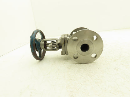 Sharpe 35116 1" Gate Valve ANSI Class 150 275psi @ 100° F CF8M SS Rising Stem