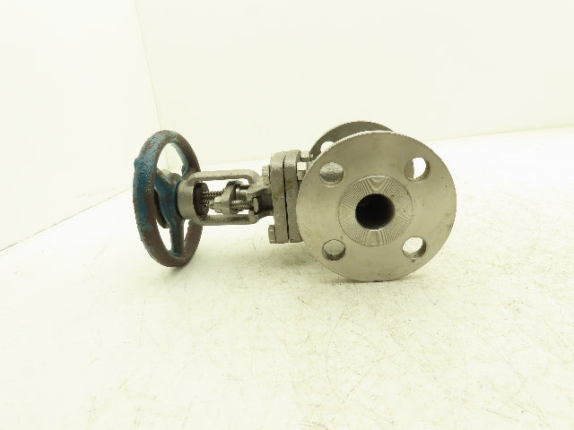 Sharpe 35116 1" Gate Valve ANSI Class 150 275psi @ 100° F CF8M SS Rising Stem