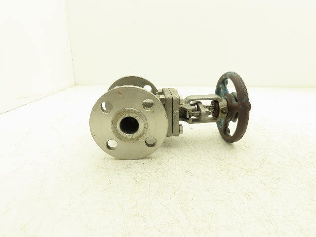 Sharpe 35116 1" Gate Valve ANSI Class 150 275psi @ 100° F CF8M SS Rising Stem