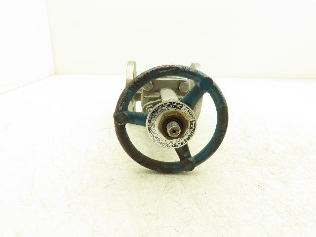 Sharpe 35116 1" Gate Valve ANSI Class 150 275psi @ 100° F CF8M SS Rising Stem