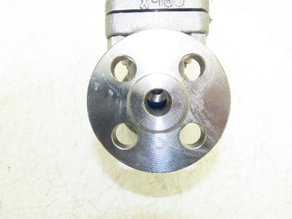 Kitz 150UMAM 1/2" Gate Valve ANSI Class 150 170psig  500°F CF8M SS Rising Stem