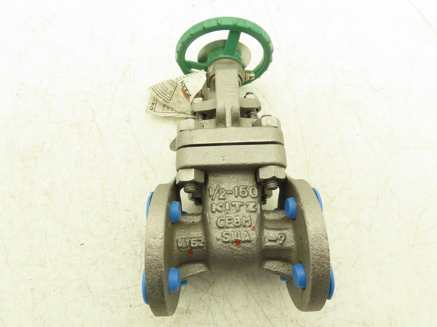 Kitz 150UMAM 1/2" Gate Valve ANSI Class 150 170psig  500°F CF8M SS Rising Stem