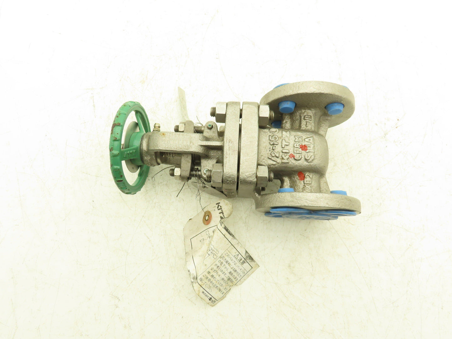 Kitz 150UMAM 1/2" Gate Valve ANSI Class 150 170psig  500°F CF8M SS Rising Stem