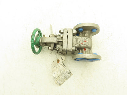 Kitz 150UMAM 1/2" Gate Valve ANSI Class 150 170psig  500°F CF8M SS Rising Stem