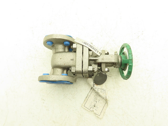 Kitz 150UMAM 1/2" Gate Valve ANSI Class 150 170psig  500°F CF8M SS Rising Stem