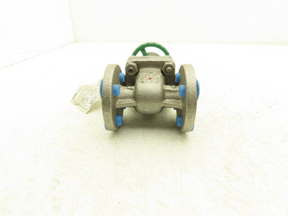 Kitz 150UMAM 1/2" Gate Valve ANSI Class 150 170psig  500°F CF8M SS Rising Stem