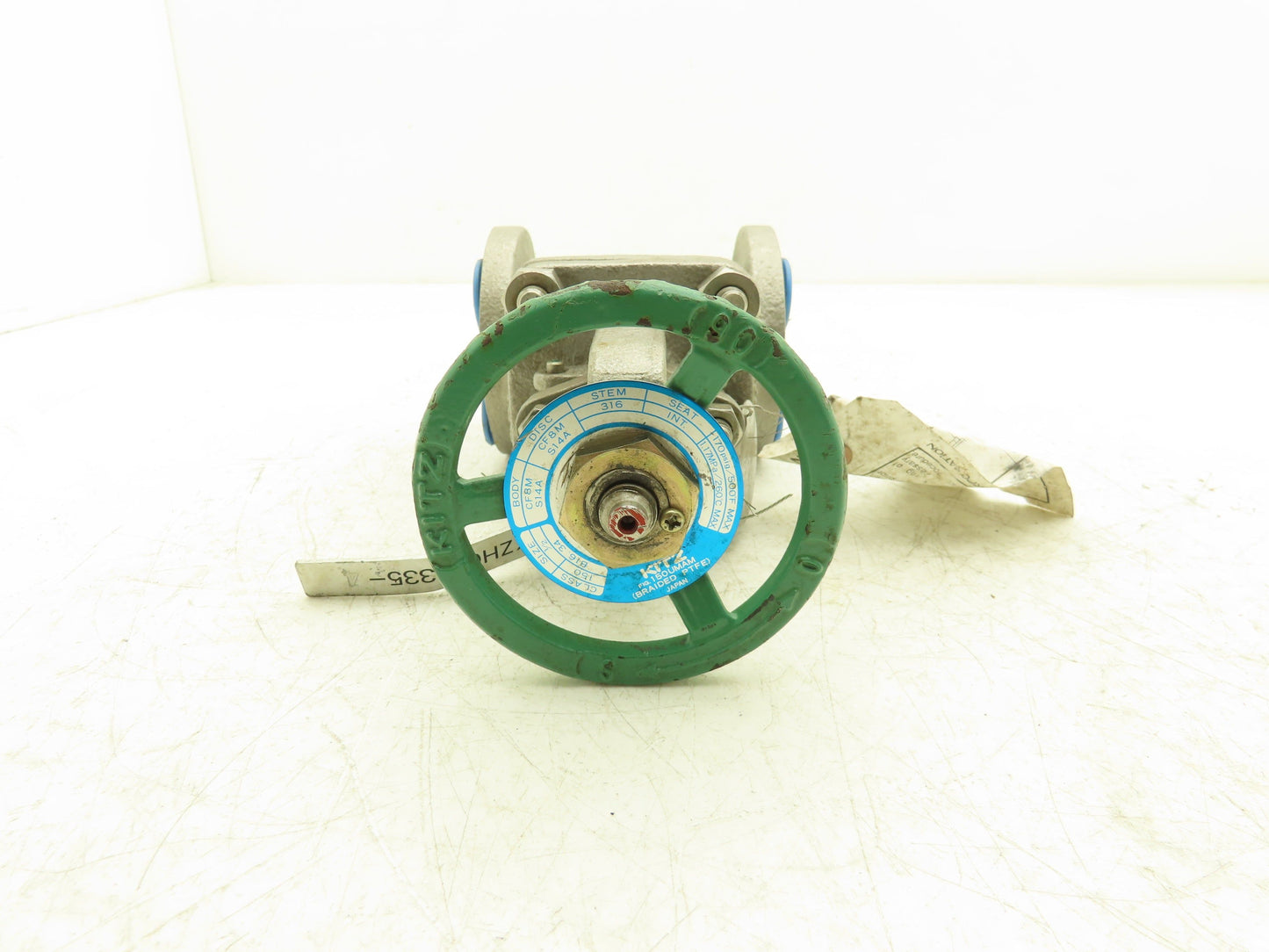 Kitz 150UMAM 1/2" Gate Valve ANSI Class 150 170psig  500°F CF8M SS Rising Stem