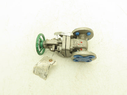 Kitz 150UMAM 1/2" Gate Valve ANSI Class 150 170psig  500°F CF8M SS Rising Stem