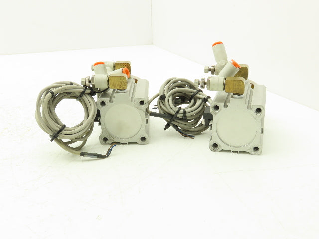 SMC NCDQ2A40-40D Pneumatic Cylinder 40MM Stroke 15MM Bore Double Action Lot of 2