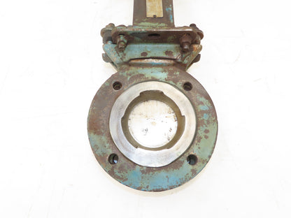 DeZurik 9130847 3" Knife Gate Valve 316 SS Rising Stem