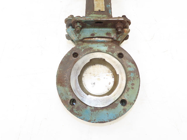 DeZurik 9130847 3" Knife Gate Valve 316 SS Rising Stem