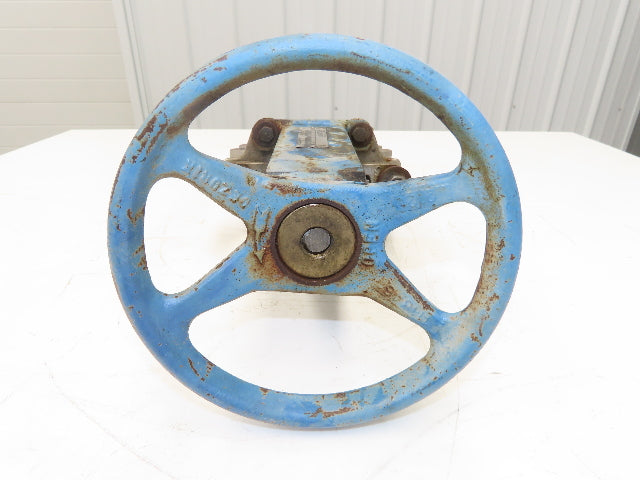 DeZurik 827 4" Stainless Lug Knife Gate Valve Rising Stem Metal Seat 316SS