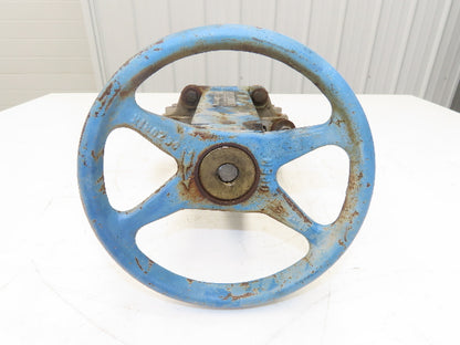 DeZurik 827 4" Stainless Lug Knife Gate Valve Rising Stem Metal Seat 316SS