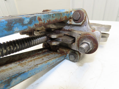 DeZurik 827 4" Stainless Lug Knife Gate Valve Rising Stem Metal Seat 316SS