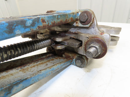 DeZurik 827 4" Stainless Lug Knife Gate Valve Rising Stem Metal Seat 316SS