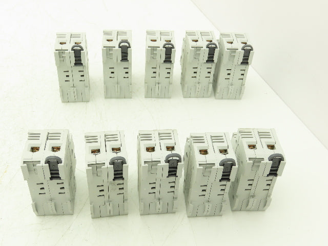Allen Bradley 1492-FB2C30 Fuse Holder 30A 600VAC 2 Pole Class CC Ser B Lot of 10