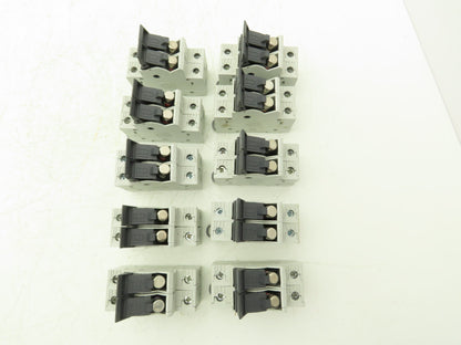 Allen Bradley 1492-FB2C30 Fuse Holder 30A 600VAC 2 Pole Class CC Ser B Lot of 10