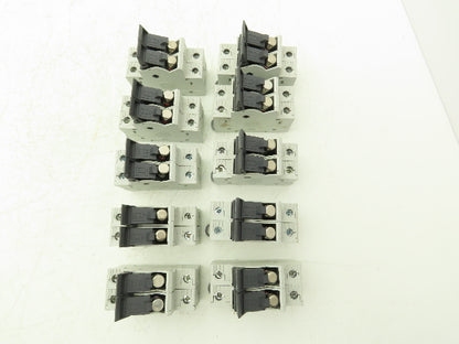 Allen Bradley 1492-FB2C30 Fuse Holder 30A 600VAC 2 Pole Class CC Ser B Lot of 10