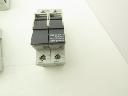 Allen Bradley 1492-FB2C30 Fuse Holder 30A 600VAC 2 Pole Class CC Ser B Lot of 10