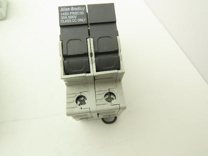 Allen Bradley 1492-FB2C30 Fuse Holder 30A 600VAC 2 Pole Class CC Ser B Lot of 10