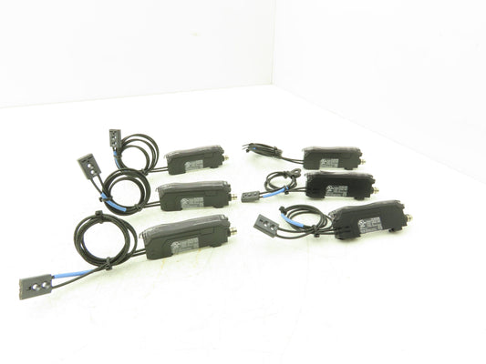 Keyence FS-N11CN Fiber Optic Sensor 24V Various Cable Lengths Included Lot of 6