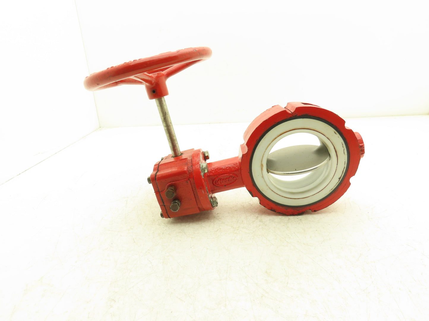 Ultraflo 7X03A 4" Butterfly Valve Cast Iron Body  316ss Disc Gear operator