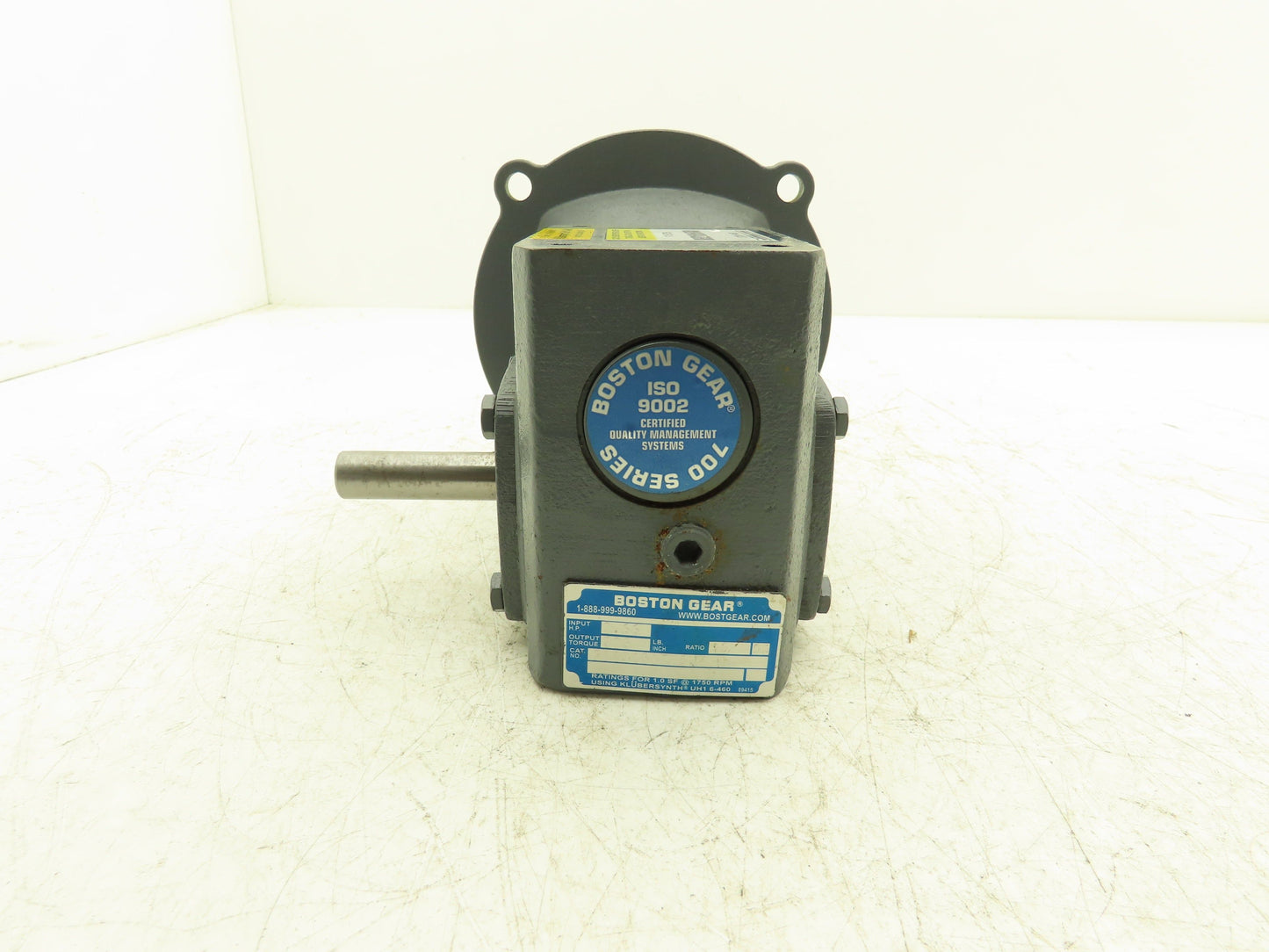 Boston Gear F71315KTB5J4 Worm Gearbox 15:1 Reducer .66Hp 116rpm 56C RH Output