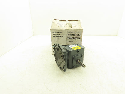 Boston Gear F71315KTB5J4 Worm Gearbox 15:1 Reducer .66Hp 116rpm 56C RH Output