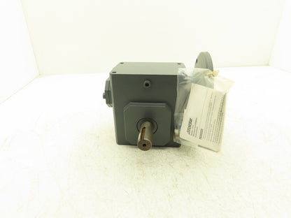 Morse Raider 206Q56L40 Worm Gearbox 40:1 Reducer .76Hp 44rpm 56C LH Output