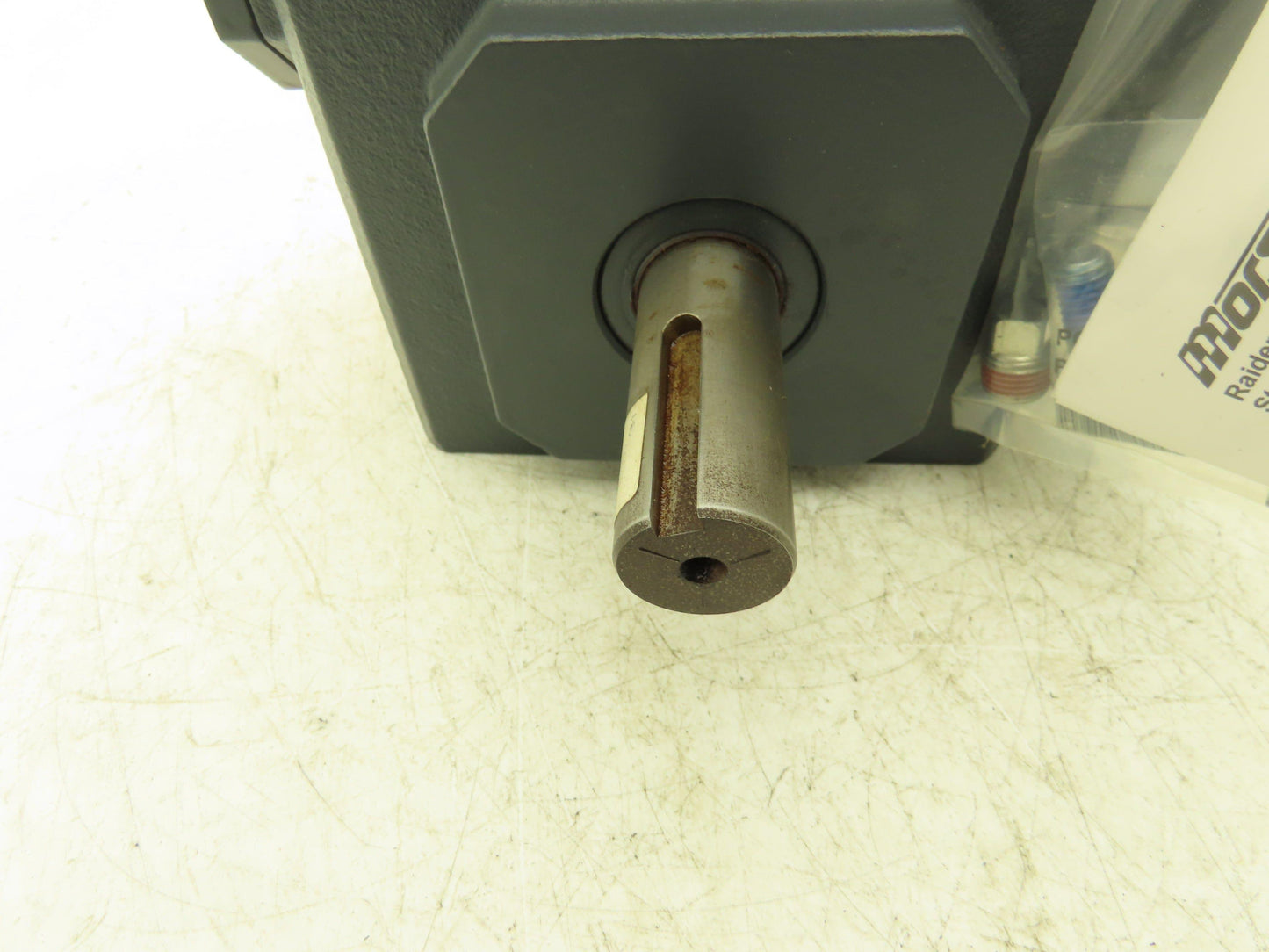 Morse Raider 206Q56L40 Worm Gearbox 40:1 Reducer .76Hp 44rpm 56C LH Output