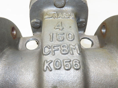 Sharpe 35116 4" Gate Valve ANSI Class 150 275psi @ 100° F CF8M SS Rising Stem