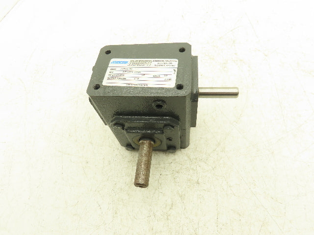 Morse Raider 133UL20 Worm Gearbox 20:1 Reducer .46Hp 87.5rpm 5/8" LH Output