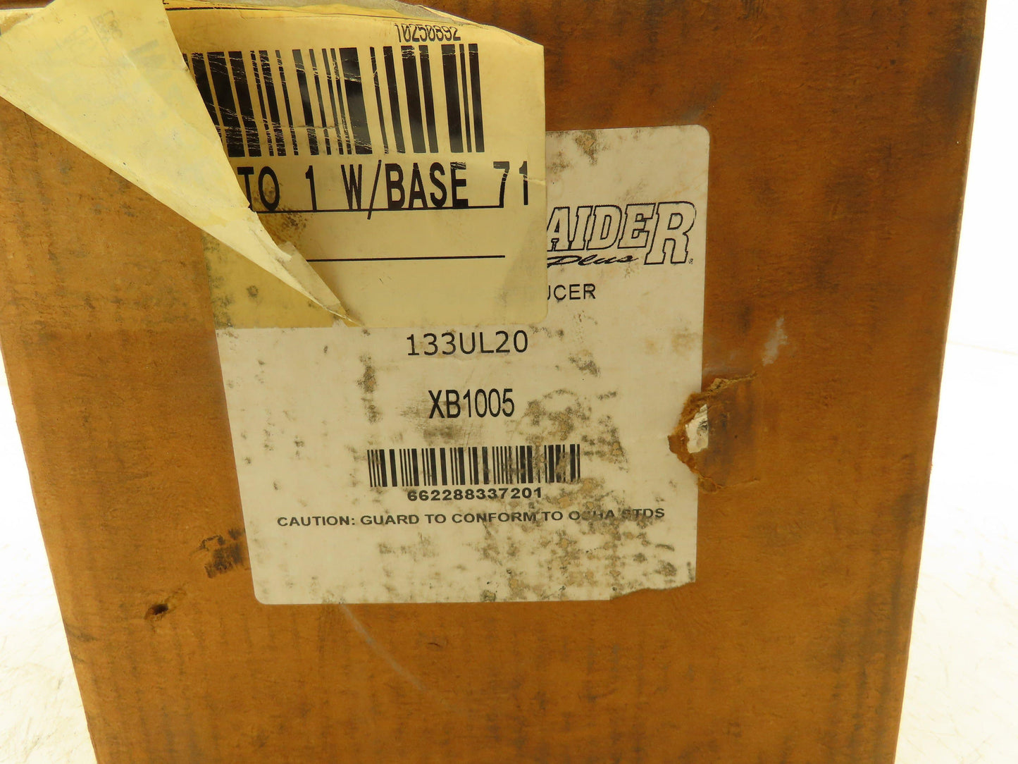 Morse Raider 133UL20 Worm Gearbox 20:1 Reducer .46Hp 87.5rpm 5/8" LH Output