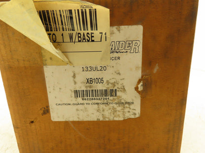 Morse Raider 133UL20 Worm Gearbox 20:1 Reducer .46Hp 87.5rpm 5/8" LH Output